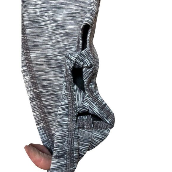 GapFit  19" Womens Blackout Technology Leggings S Spandex Polyester Heather Gray - Picture 3 of 7